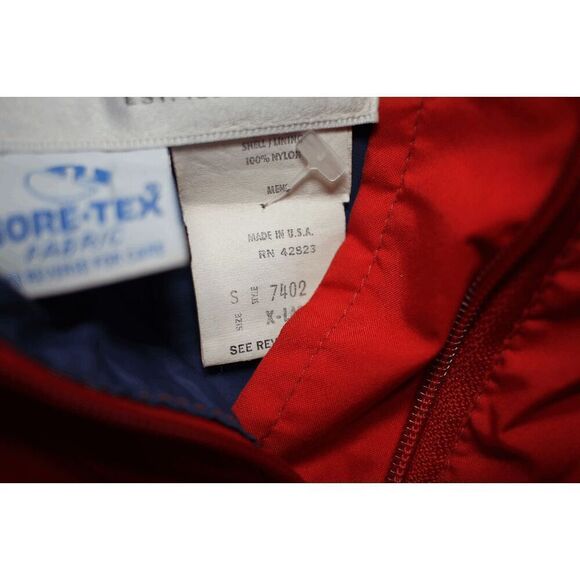 Woolrich Gore-Tex Pullover Jacket Red & Blue Men’s Size XL Waterproof Windbreake - Picture 3 of 5